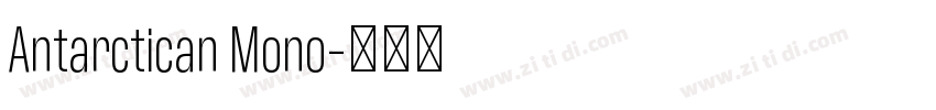 Antarctican Mono字体转换